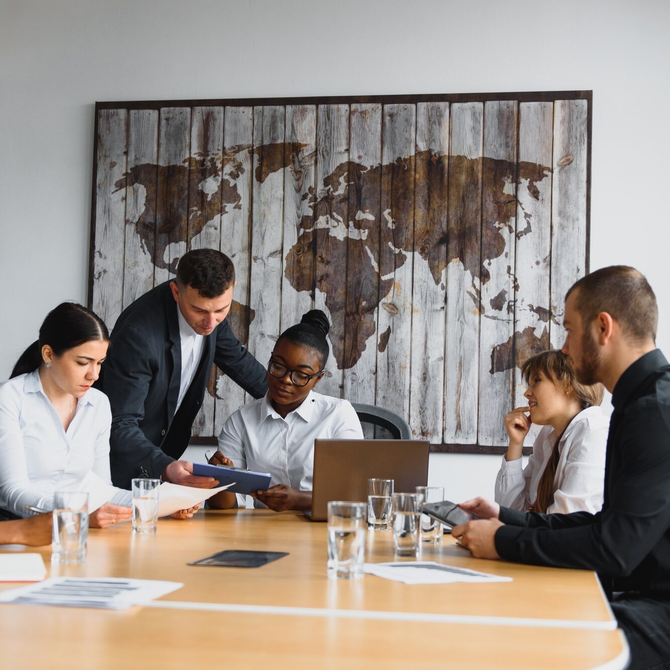 Comunidad empresarial conectada